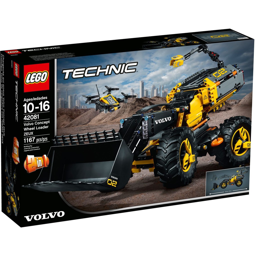 【積木樂園】 樂高 LEGO 42081 Technic系列 Volvo Concept Wheel Loader ZE