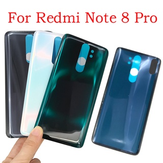 適用於小米 Redmi Note 8 Pro 電池蓋後蓋玻璃面板後殼, 用於 Redmi Note 8 Pro 後蓋電池