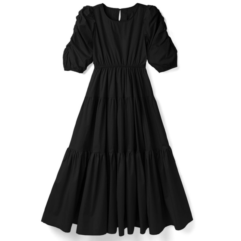 Shizuku日本代購 日本grl 浜辺美波份量蓬蓬袖長洋裝 蝦皮購物