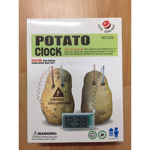 STEAM 認證 科學實驗-POTATO CLOCK