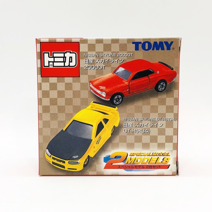 【現貨】TOMICA 日版 SPECIAL MODELS SKYLINE 2000GT &amp; GT-R R34 特注車