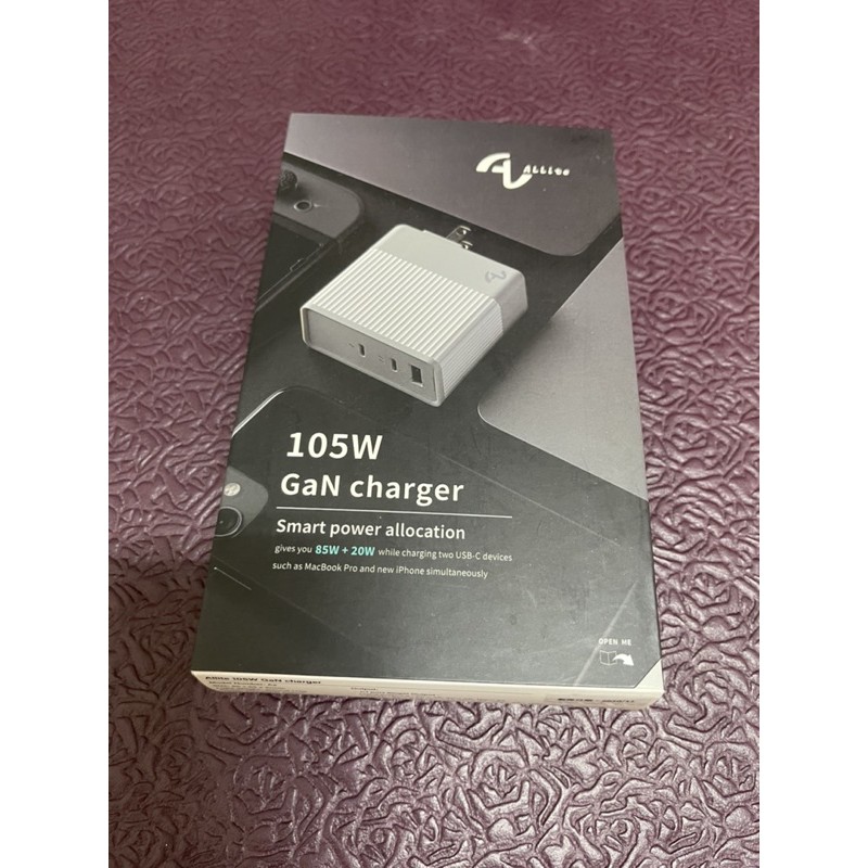 Allite A2 105W GaN氮化鎵 快充充電器 充電頭 三孔 TypeC USB-C 大功率 PD