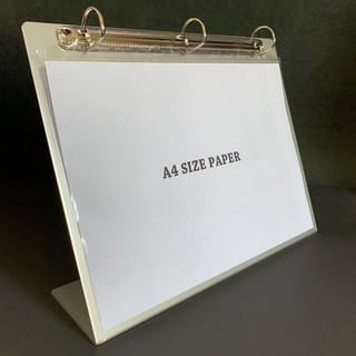 瑞成不鏽鋼A4 Display Stand 站立式翻頁型錄架 線上教學看板 桌上 看書架 展示架 立牌 告示牌 食譜架