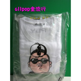 PSY [ GANGNAM STYLE 官方T-Shirt (白色) ] ★allpop★ 江南大叔 YG正品 純棉