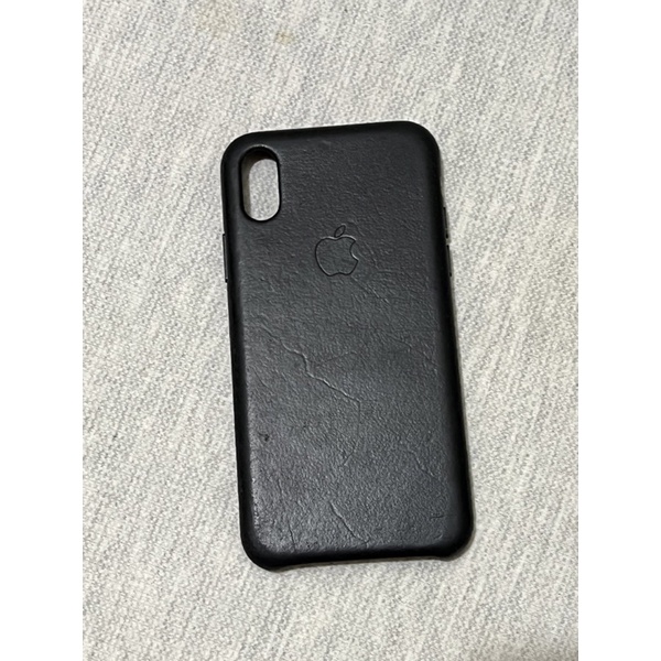 iPhone XS 蘋果原廠皮革保護殼