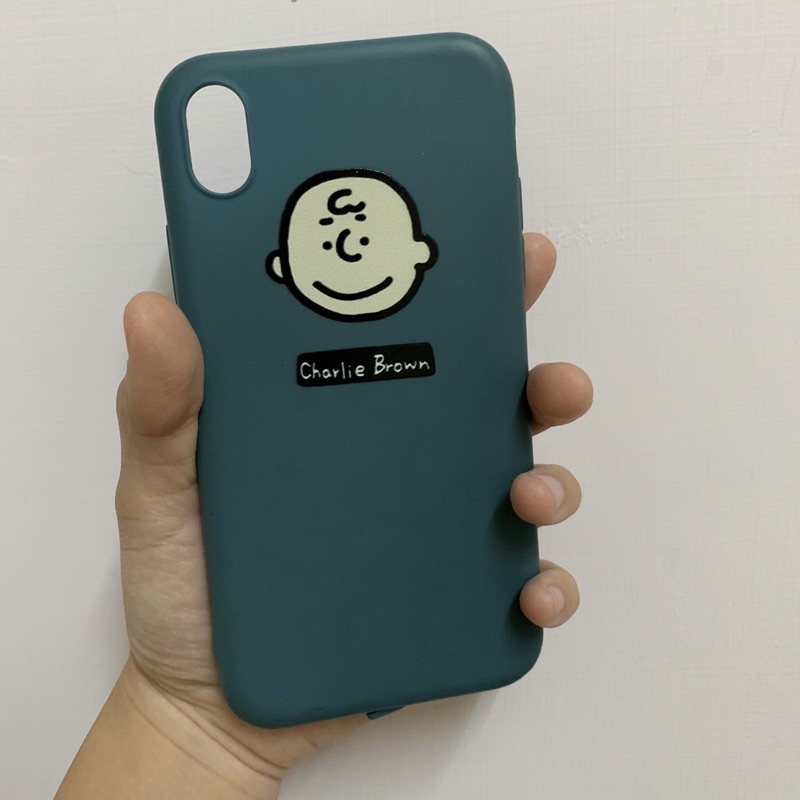 Iphone Xr 二手手機殼犀牛盾正品二手史努比大理石殼防摔殼 蝦皮購物