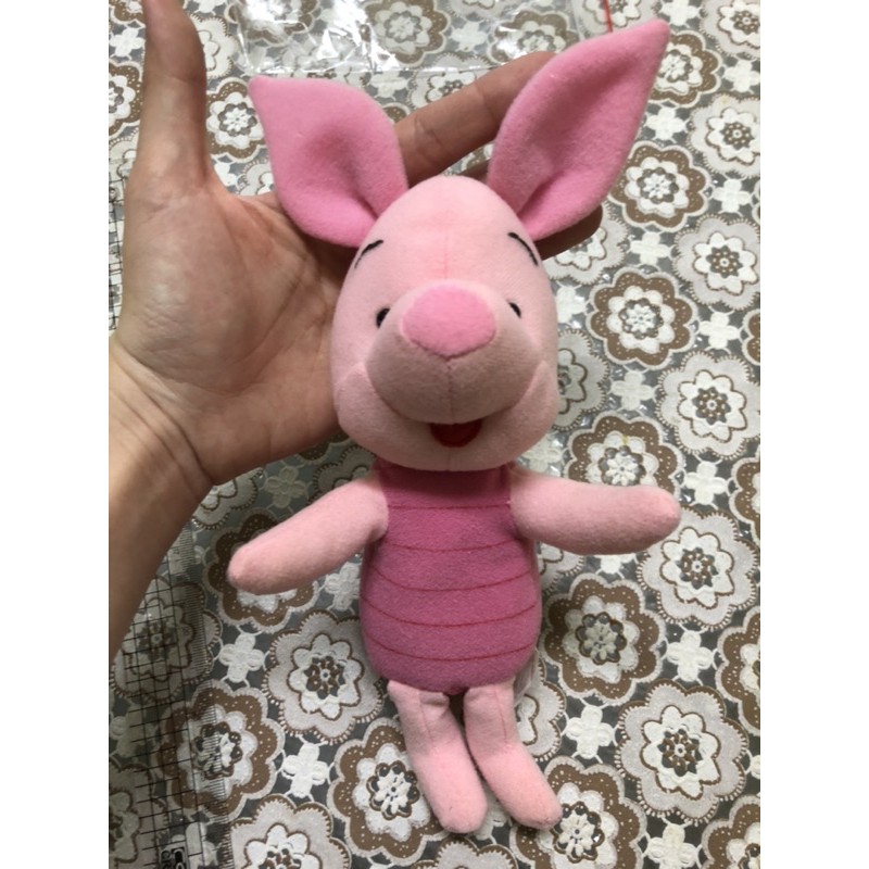 （二手）小熊維尼家族系列-小豬 玩偶 娃娃 玩具