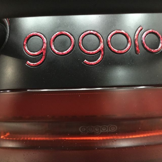 【翌迪】CARBON部品 GOGORO / gogoro 2 (紅) CARBON LOGO 立體車標 貼片