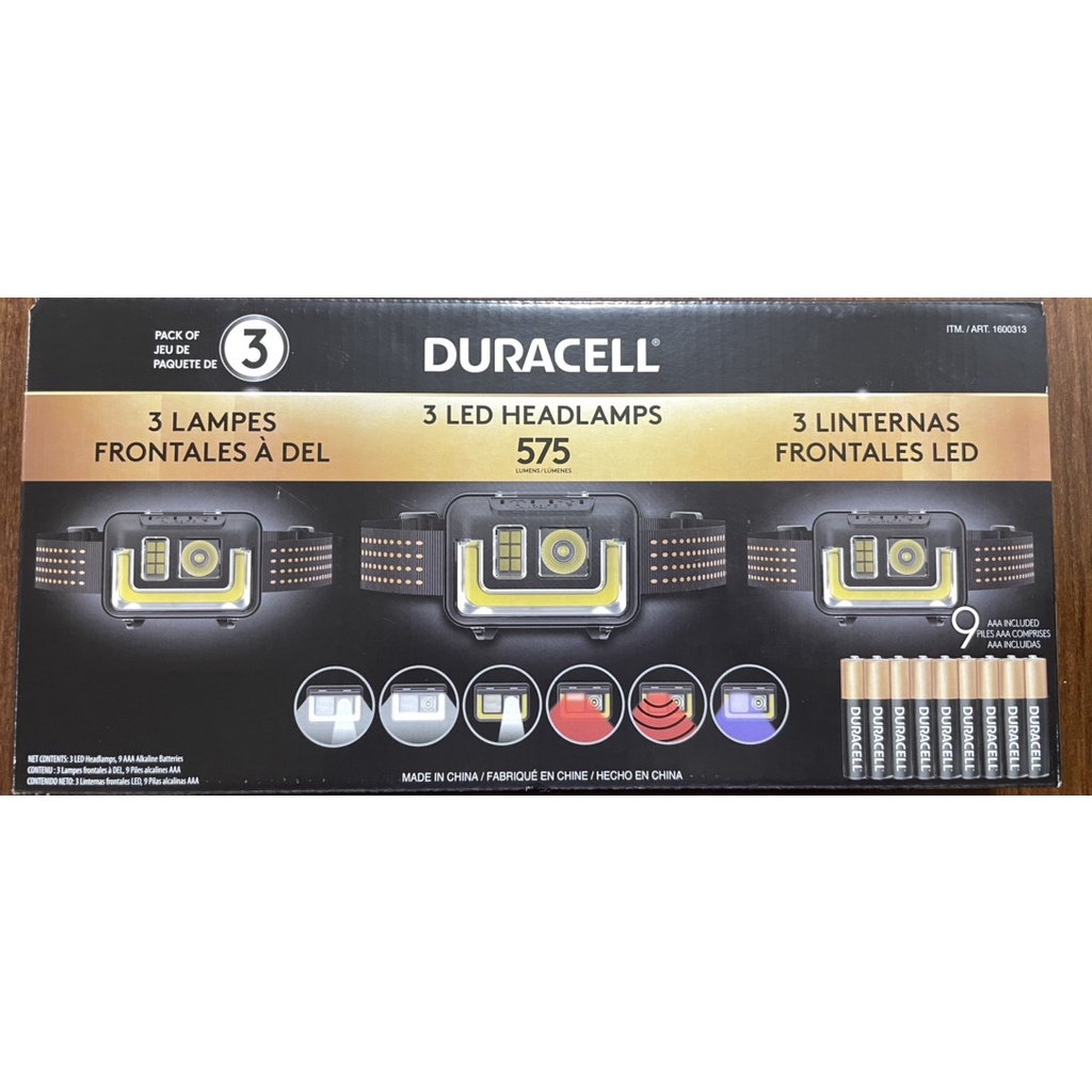 DURACELL Duracell LED頭燈(電池式)/單個只要199元