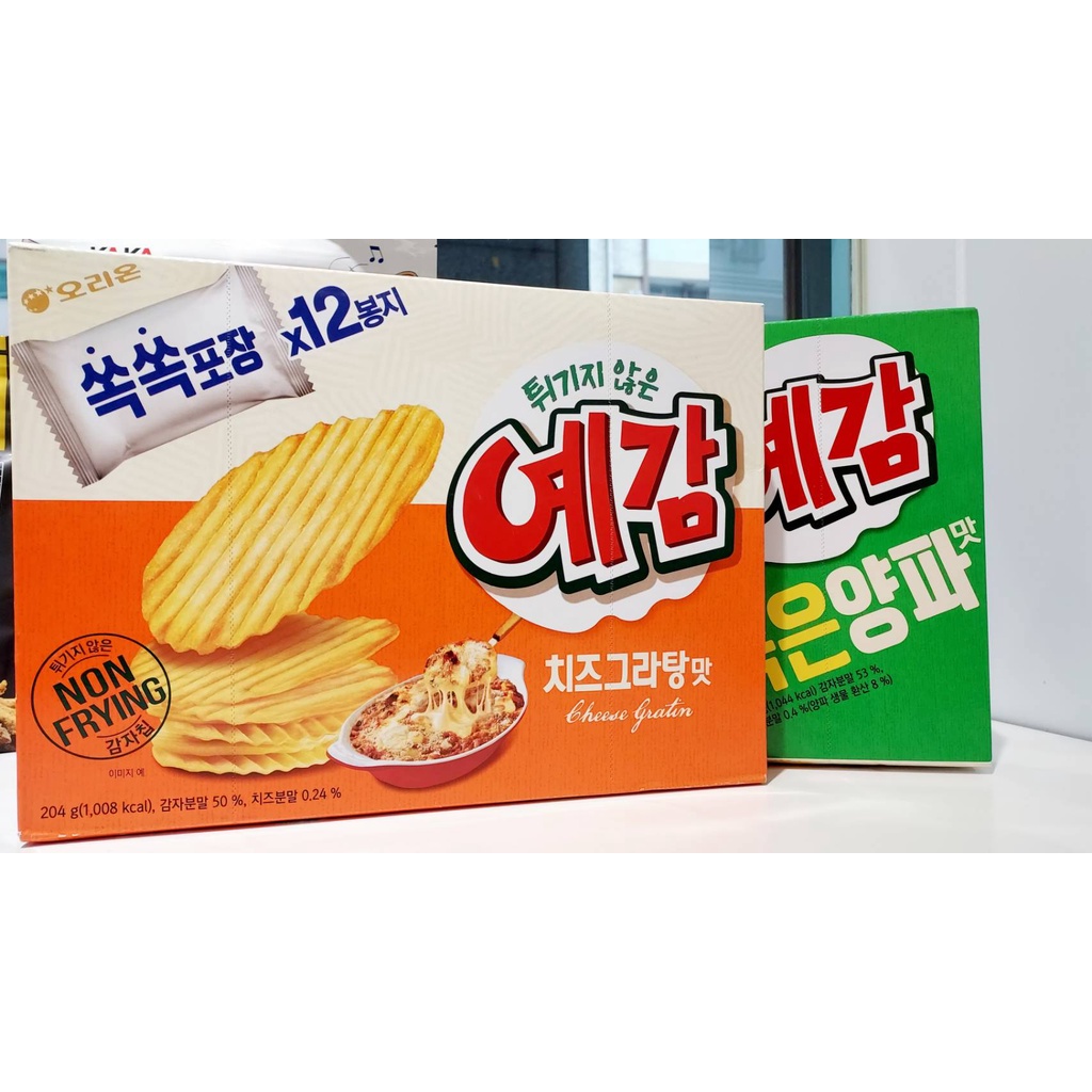 [韓國好麗友] 家庭號分享包洋芋片 (洋蔥風味)(起司風味)