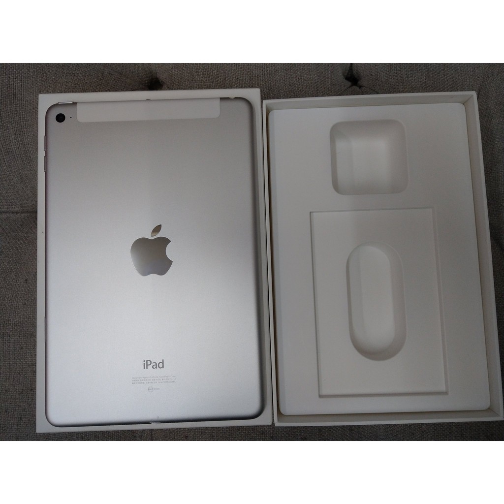 iPad Mini4 64G Lte版 非Wifi版 銀色 7.9吋 可插卡可4G,非Mini5 128g請看清楚