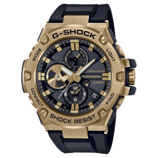 CASIO卡西歐G-SHOCK GST-B100GB-1A9 金屬結構太陽能53.8mm