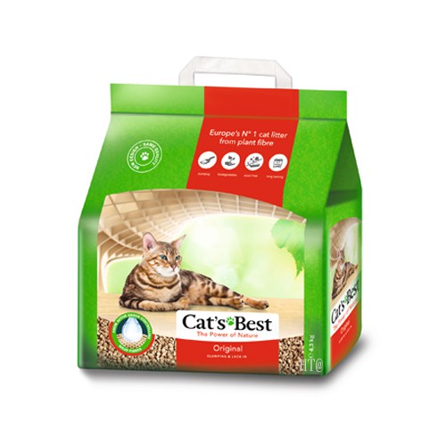 ◆ 【現貨】德國CAT`SBEST 凱優 凝結木屑砂 貓砂 紅標 10L