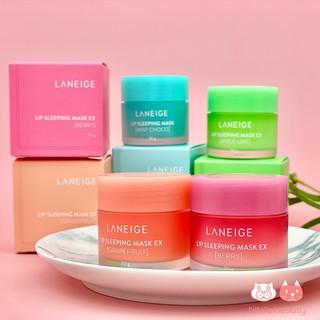 【NINI🇰🇷蘭芝】✨櫻花限量款✨晚安唇膜EX LANEIGE 睡美人極萃滋養晚安唇膜20g 蘭芝唇膜