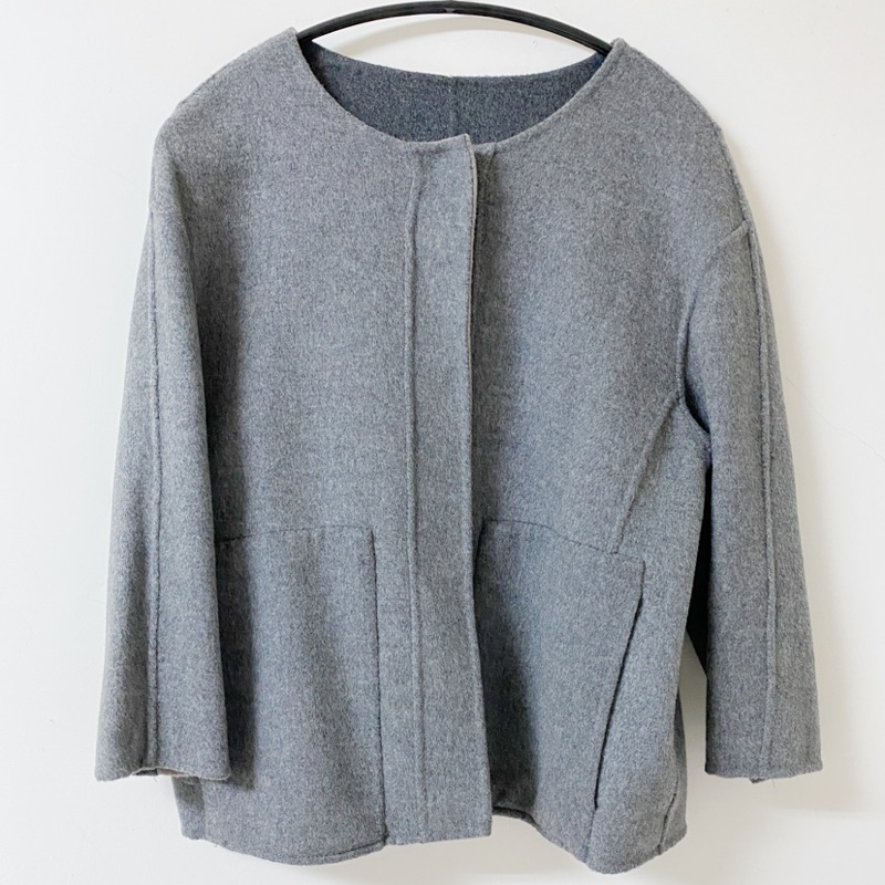 降價！Giordano Ladies Cashmere 極輕暖雙面穿短大衣