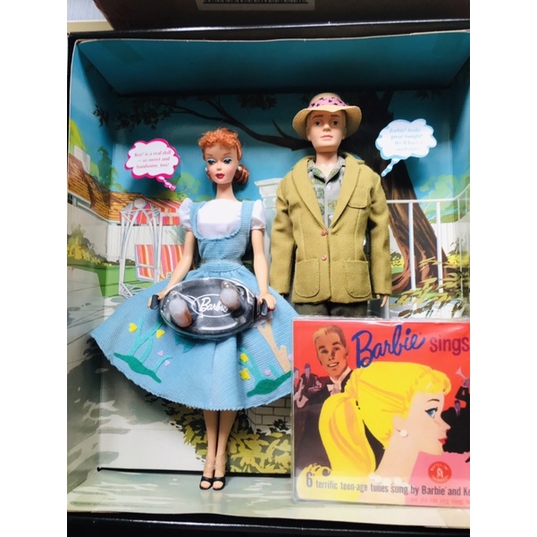 【 Barbie 】收藏型芭比—復刻版·芭比和肯尼禮盒（friday night dream date giftset)