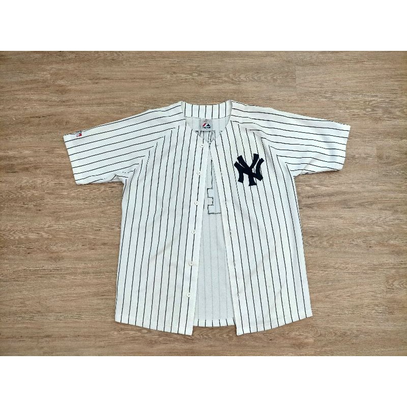 日系MLB 美國大聯盟 短t  短袖t Majestic NYY NEW YOUR 紐約洋基隊 復古 古著 球衣 棒球衣