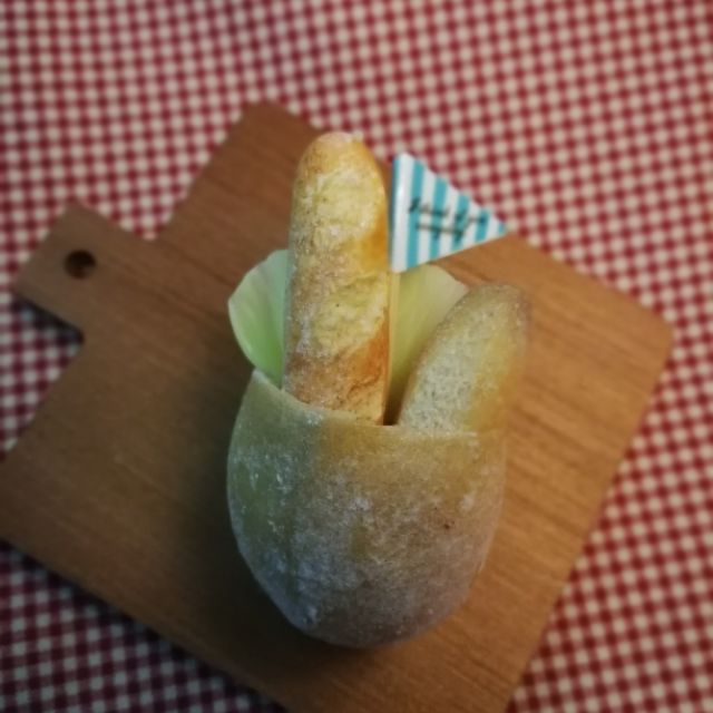 創意！仿真麵包中的法國麵包 磁鐵 交換禮物 生日禮物 辦公室療癒系小物
