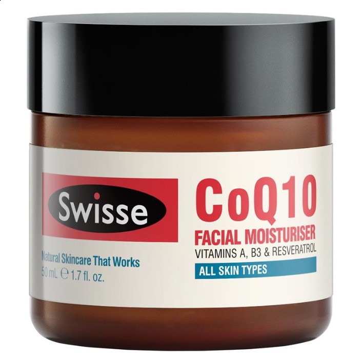 澳洲代購*Swisse CoQ10 Anti-Ageing Face Moisturiser 抗老化保濕霜 50ml