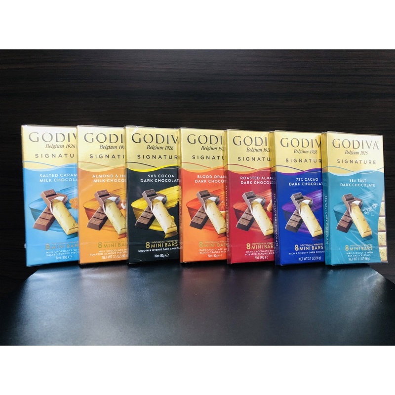 ❤️冬季限定❤️ 當天出貨 Godiva 巧克力 牛奶巧克力 黑巧克力 杏仁黑巧克力 海鹽巧克力 GODIVA巧克力