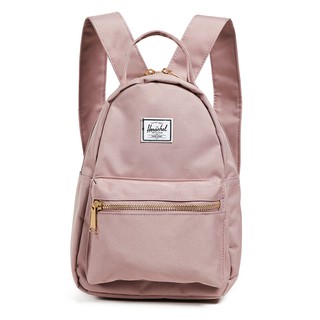 Herschel Nova Mini XS Mid 迷你 乾燥玫瑰 粉色 金拉鍊 帆布 女生 小型 中型 後背包 現貨