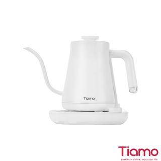 伴桌｜Tiamo KS06T01 電子溫控細口壺 600ml 110V - 天使白