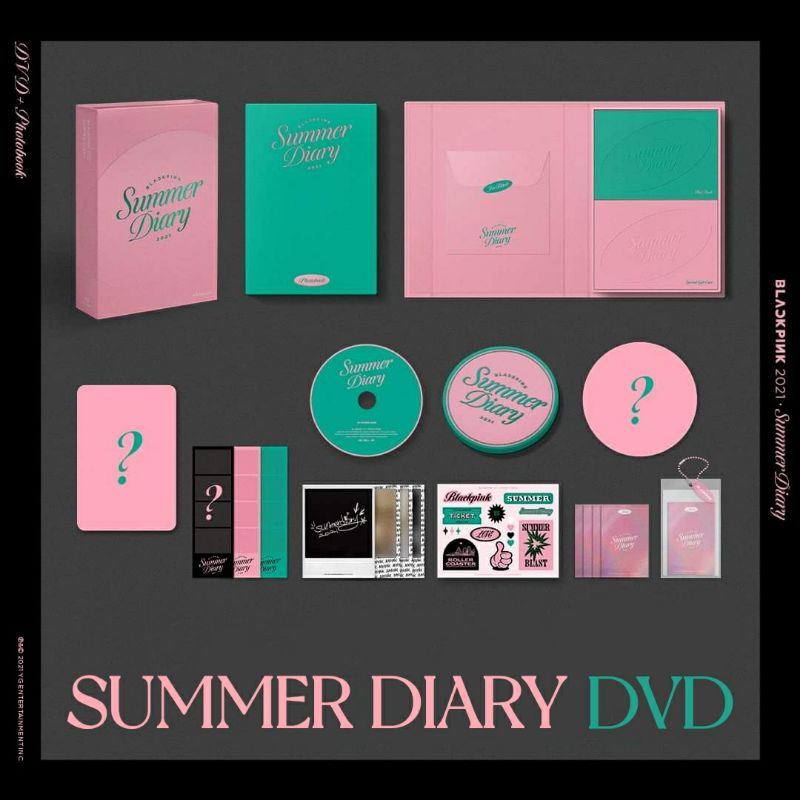 甜豆莎🌼 BLACKPINK 2021 SUMMER DIARY 夏日寫真DVD 拆售 寫真書 四格卡 拍立得 滑鼠墊