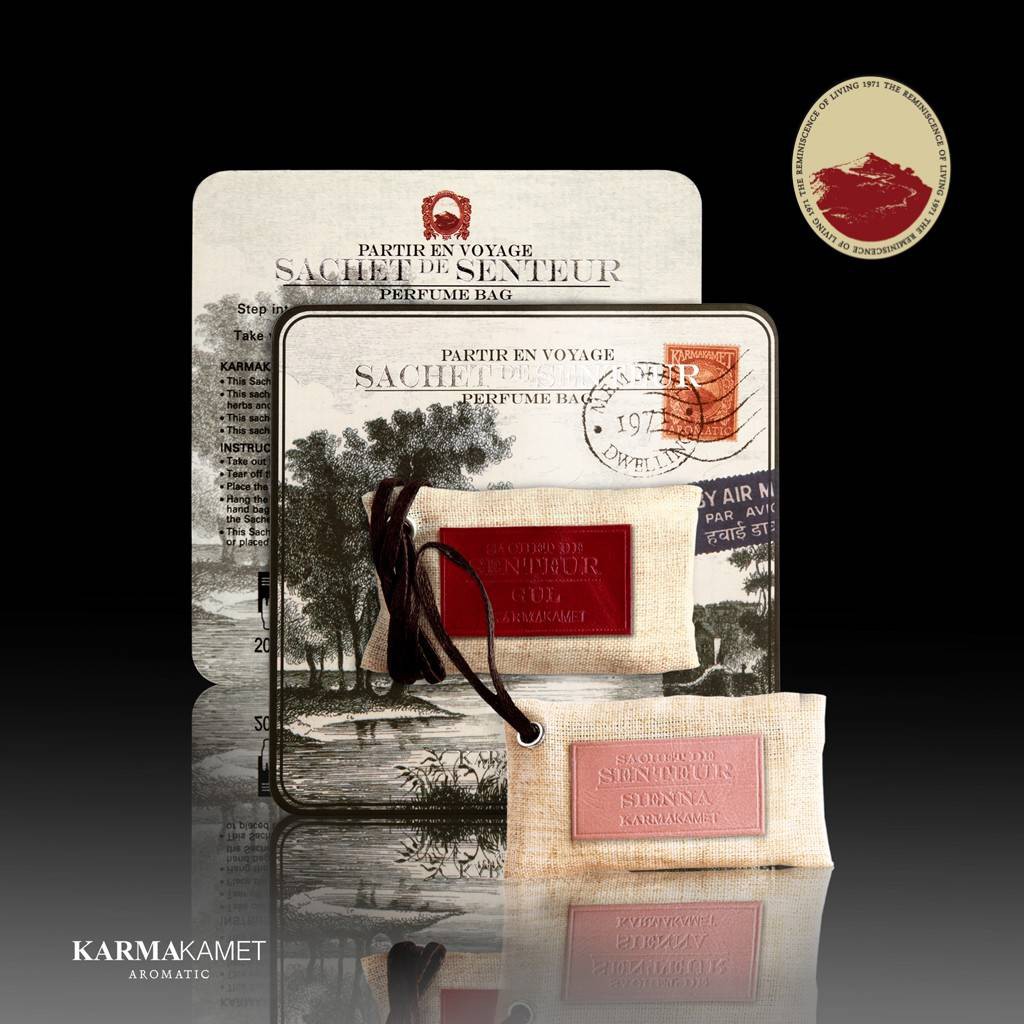 泰國品牌ᵀᴴ KARMAKAMET Partir En Voyage Perfume Bag 香氛袋 香氛錦囊 20g