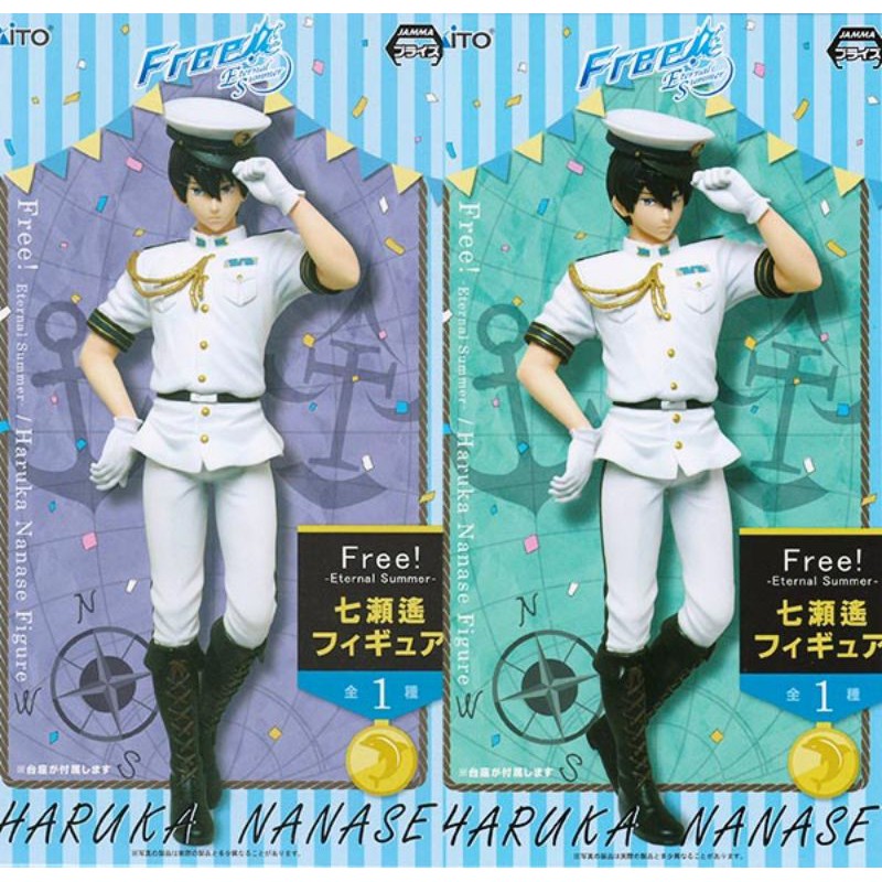 Free 男子水泳部taito 正版軍服制服景品公仔七瀬遙橘真琴 蝦皮購物