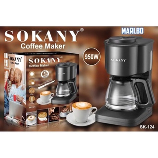 SOKANY 美式滴漏式咖啡機 小型家用 辦公室咖啡機 帶壺 American Drip Coffee Machine