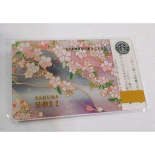 日本星巴克隨行杯隨行卡馬克杯系列 starbucks 2011 櫻花隨行卡