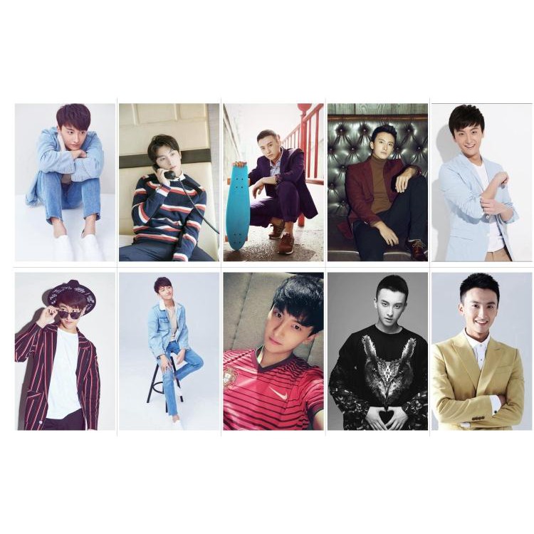 明星周邊 牛駿峰明星周邊防水公交校園飯卡水晶磨砂卡貼10張 蝦皮購物