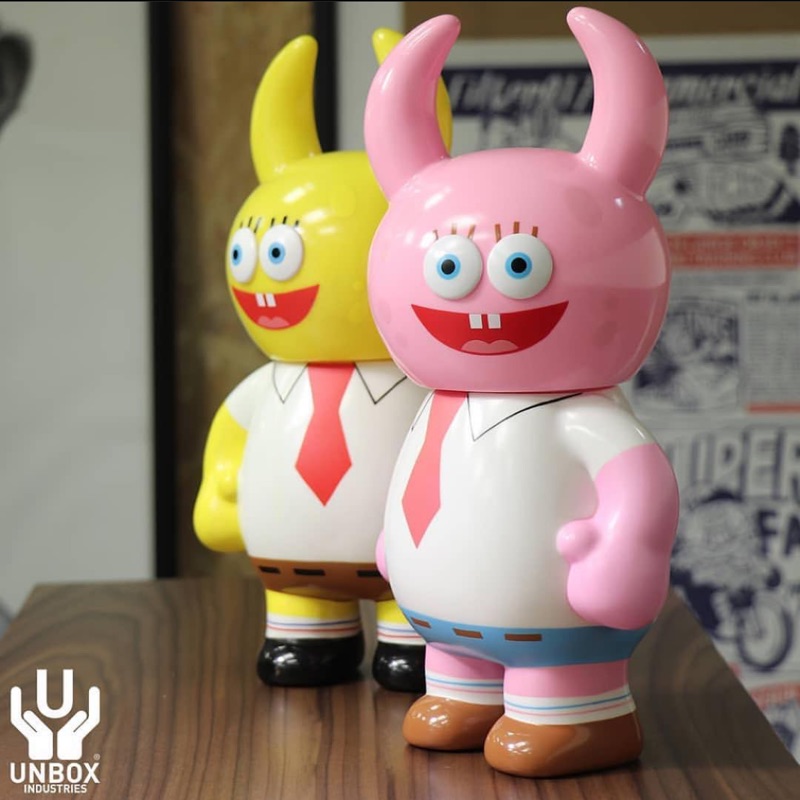 Unbox Industries 大尺寸 粉紅色 Spongebob Uamou 海綿寶寶阿莫