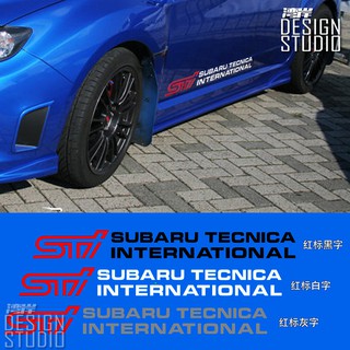 浪人車庫 Subaru就是愛貼紙富士重工株式會社長條型車貼 蝦皮購物