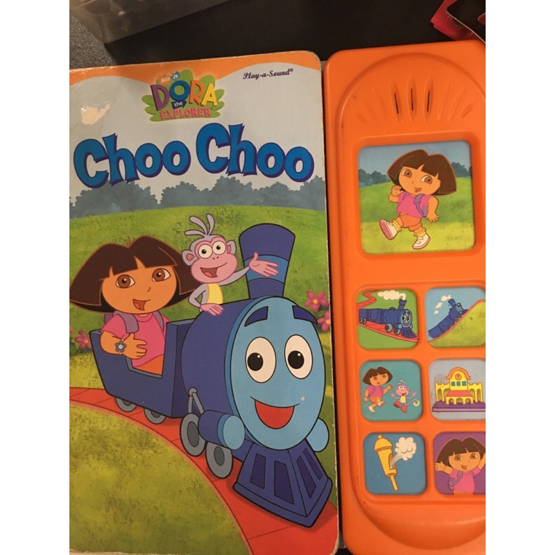 Dora Choo Choo 火車嘟嘟 英文 英語 有聲書 邊玩邊學 親子共讀