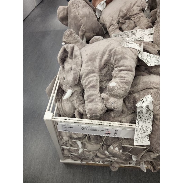 二手近新IKEA的小型大象玩偶抱枕