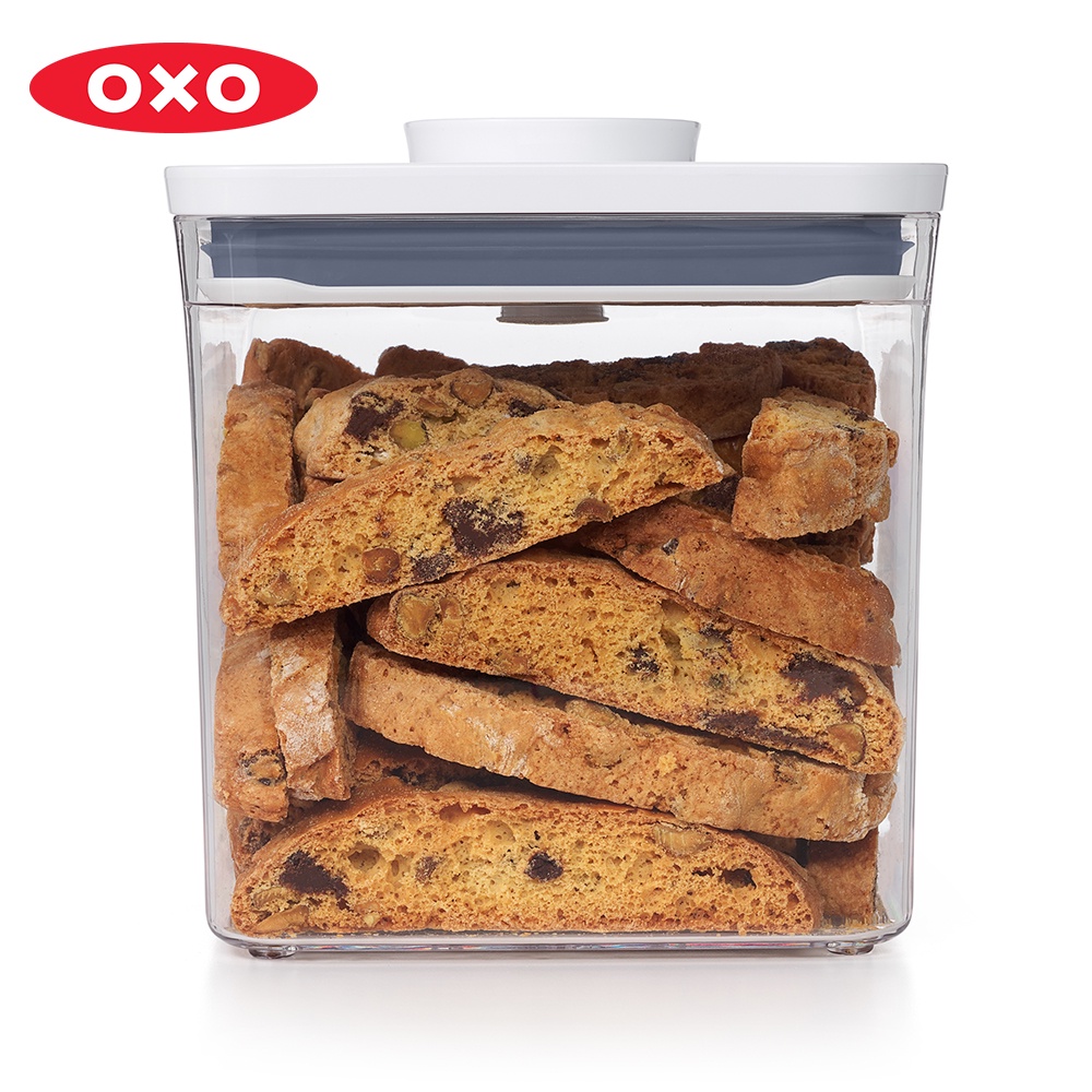 OXO POP 大正方按壓保鮮盒 保鮮罐 收納罐 儲物罐 密封罐 2.6L