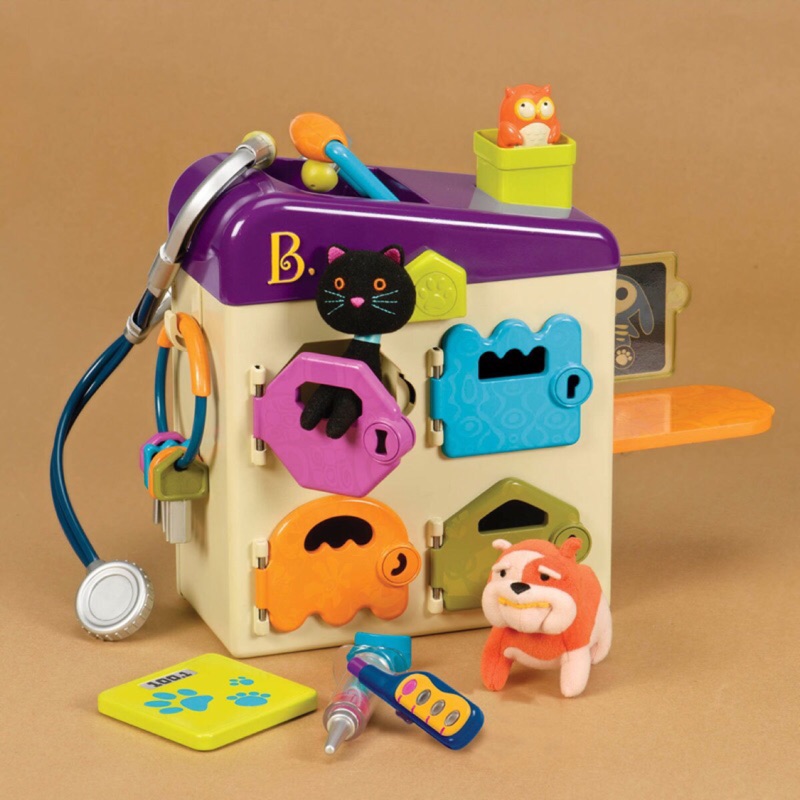美國 B.Toys 毛小孩寵物診所 全新，特賣會商品，正版 可台北捷運面交