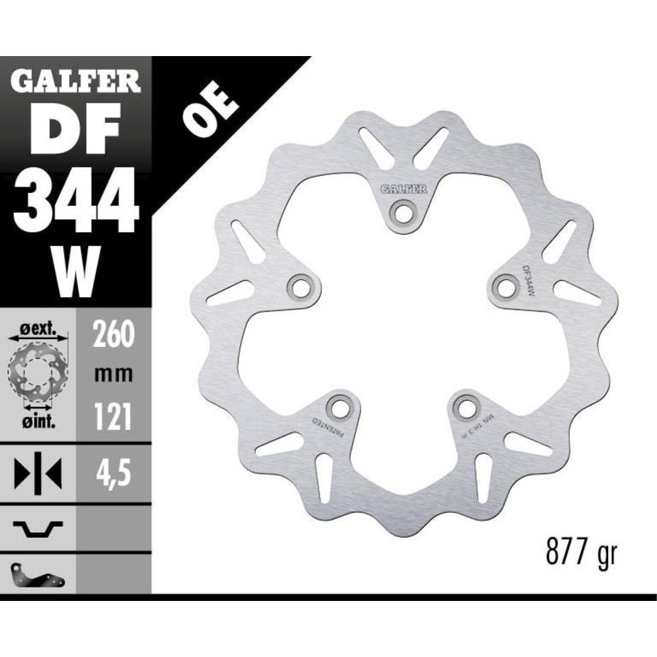 Galfer DF344W AN250 AN400 AN650 碟盤