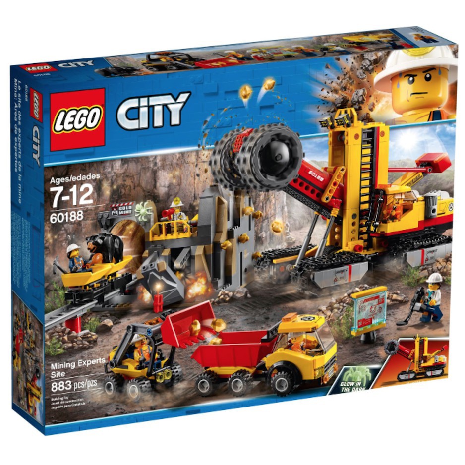 LEGO 樂高CITY 城市系列60188 採礦專家現場