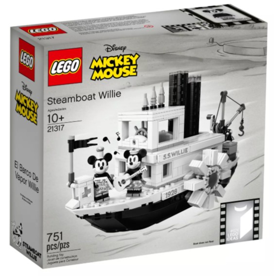 【紅磚屋】樂高 LEGO 21317 IDEAS 系列 Steamboat Willie 米奇威利船 &lt;現貨/全新&gt;