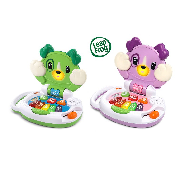 LeapFrog跳跳蛙全英玩具-躲貓貓筆電小狗-Violet