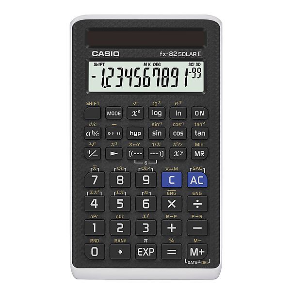 CASIO FX-82 SOLAR II 工程用計算機/國家考試公告指定機型