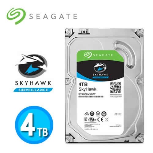 Seagate【SkyHawk】監控鷹 4TB 3.5吋監控硬碟 (ST4000VX007)