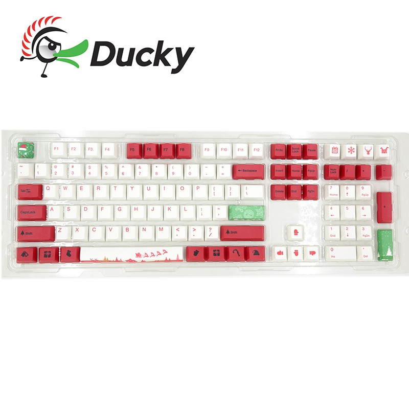 Ducky X Varmilo 聖誕節鍵帽組英文108鍵聯名限定版 蝦皮商城 Line購物