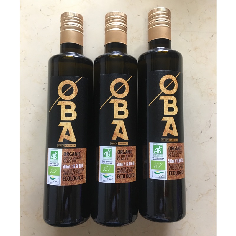 全新西班牙OBA 有機特級初榨橄欖油  500毫升的