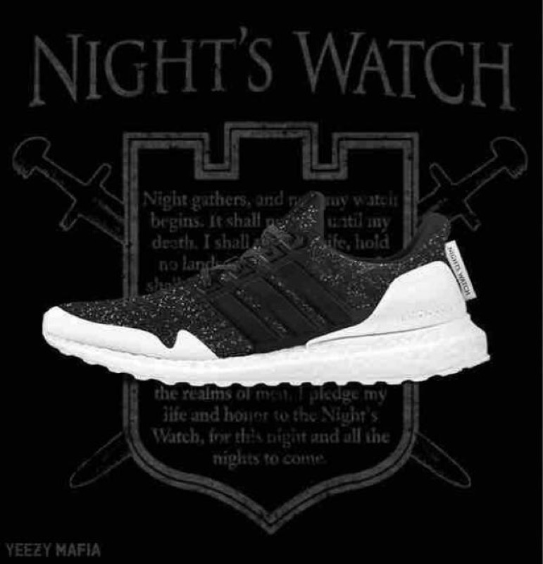night's watch adidas shoes