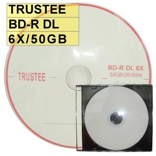 【台灣製造、錸德A級】單片裝 -Trustee LOGO BD-R DL 6X 50G 藍光片/燒錄片/藍光光碟片