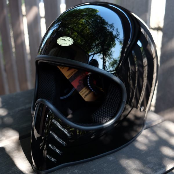 TT&amp;CO Motorcycle Helmet Full 玻璃鋼 小帽體 黃銅雙D扣 EPS抗衝擊 全罩式安全帽 復刻款