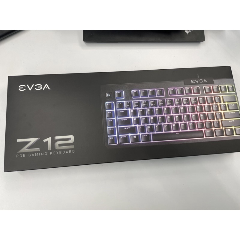 二手極新 EVGA Z12鍵盤/有線/中文/防撥水/原廠保固